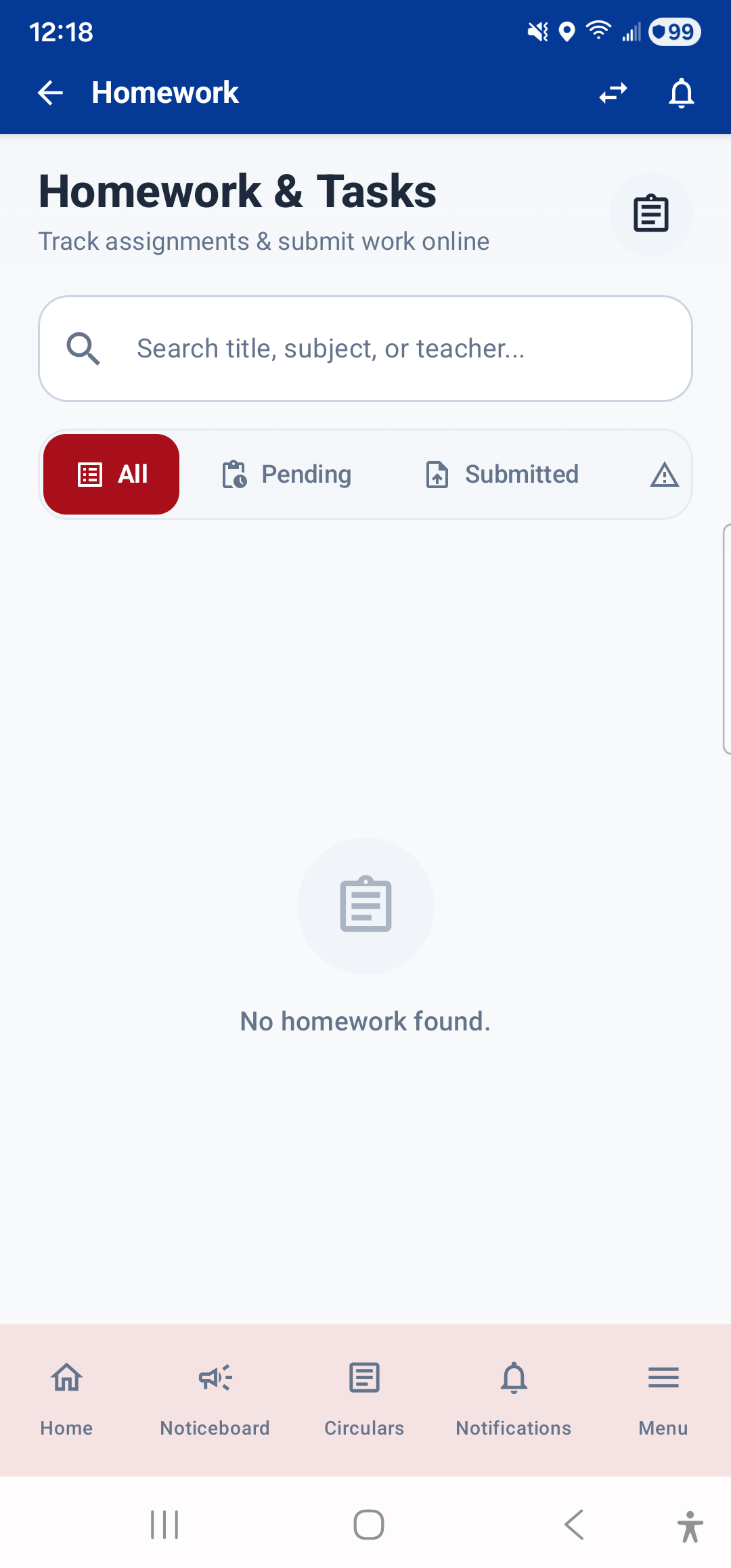 Homework: View and Submit Assignments